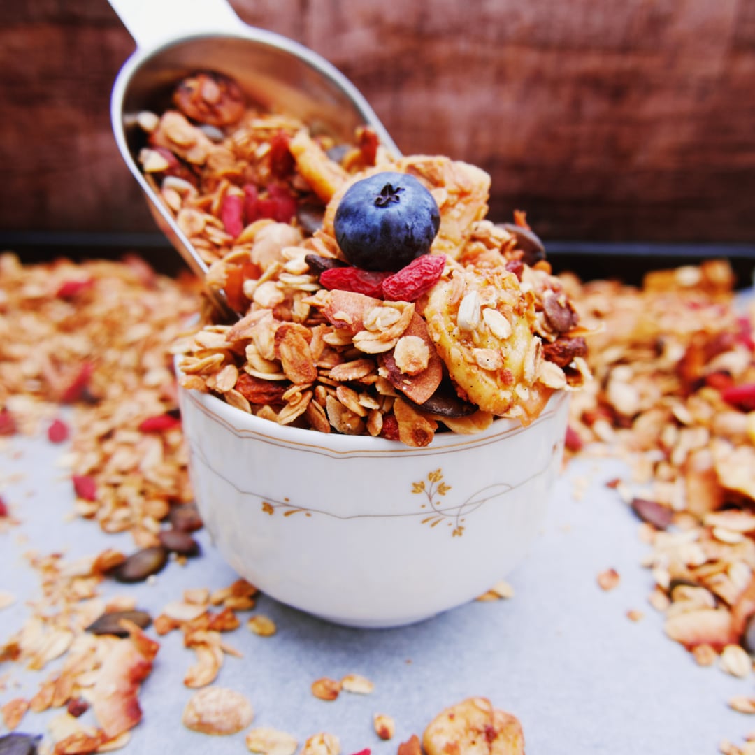 Veganes Knuspermüsli selbstgemacht - Kathy&amp;#39;s Green Kitchen