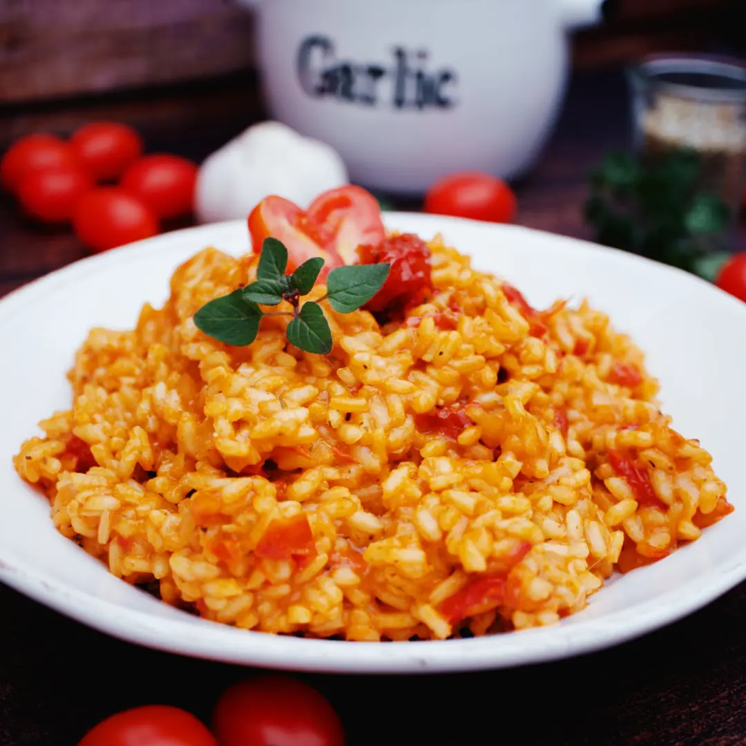 Cremiges Tomaten-Risotto (vegan) - Kathy&amp;#39;s Green Kitchen