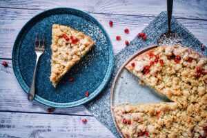 Rhabarber-Streusel-Kuchen vegan